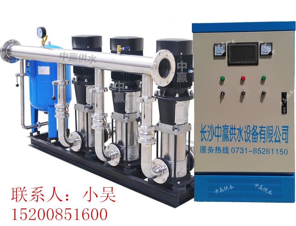 變頻恒壓供水設(shè)備哪家好？中贏供水機(jī)器人焊接代替人大勢所趨